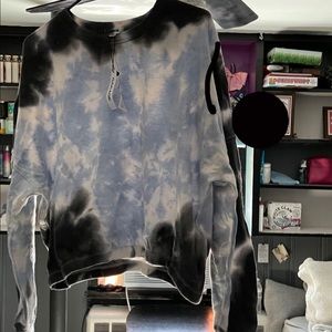 GARAGE cropped tye dye long sleeve!